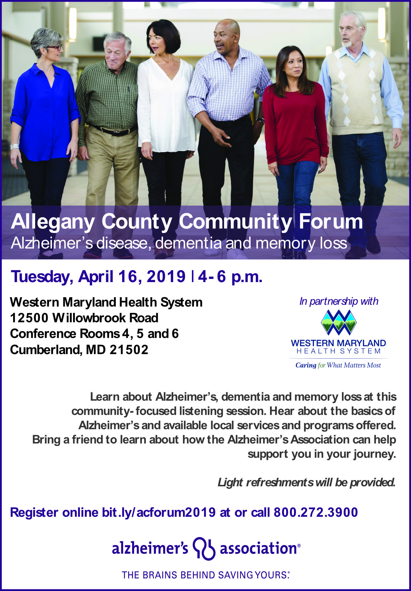 Community Forum Allegany Flier